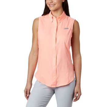 Dámské Košile Columbia PFG Tamiami Sleeveless Růžové NOKCGB354